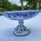 Coupe compotier Longwy Chinois XIXe salamandres