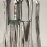 Art deco crystal star lamp base