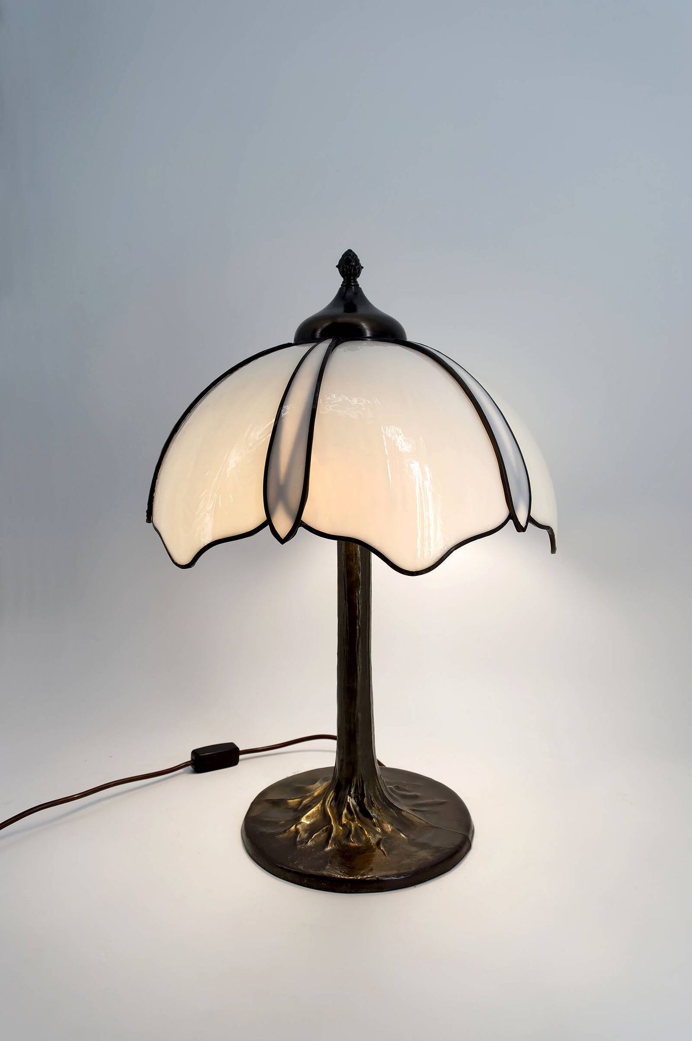 Lampe de table de style Tiffany – vers 1980