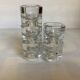 Five candle holders or egg cups designed by Joe Colombo.