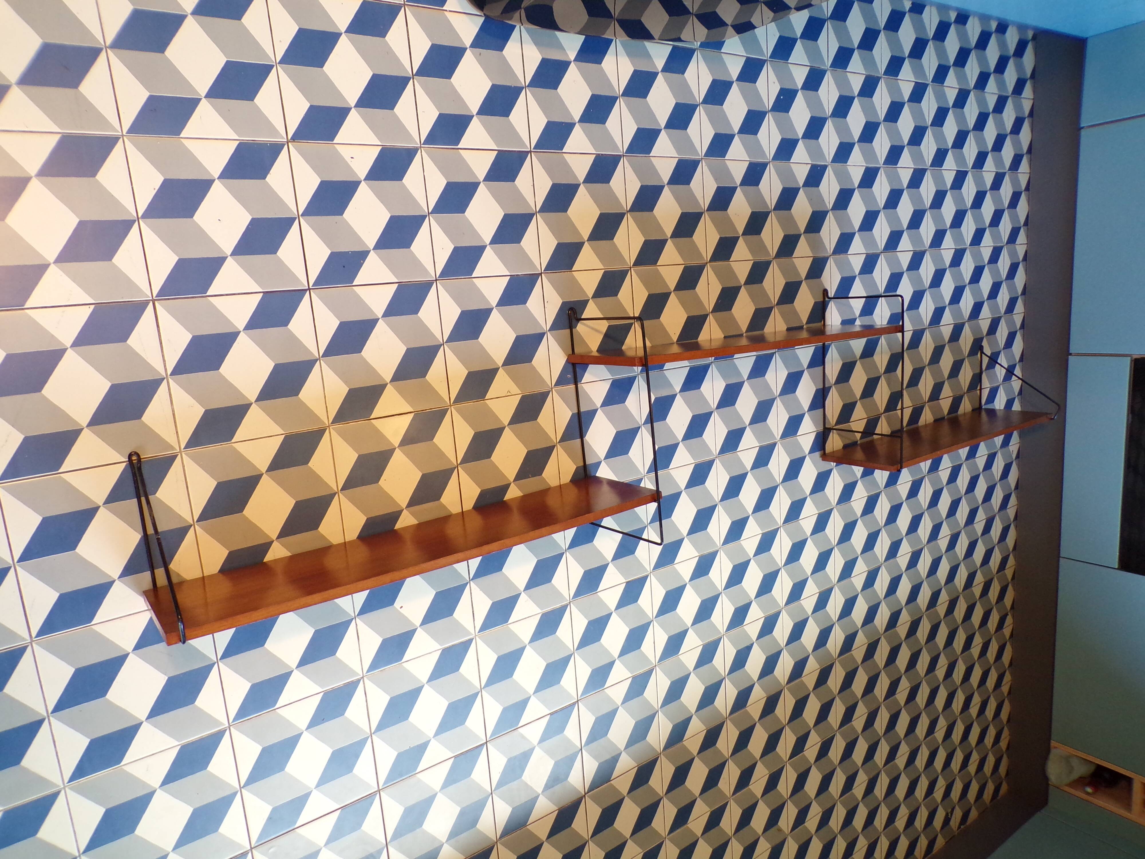 modular shelf 3 shelves 4 uprights