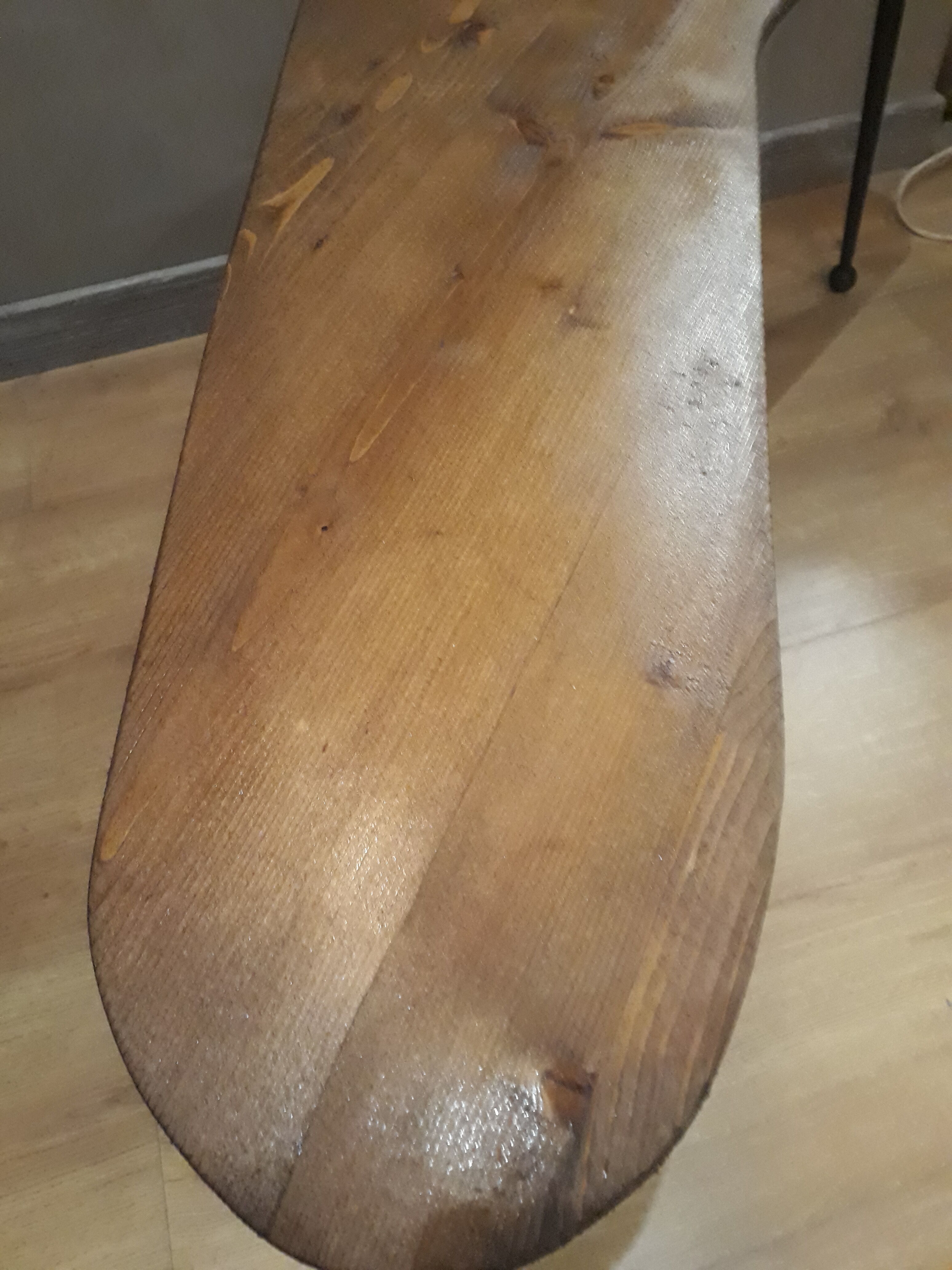 Scandinavian table boomerang , 1950 has 70 feet compass a ball 105xh47x27