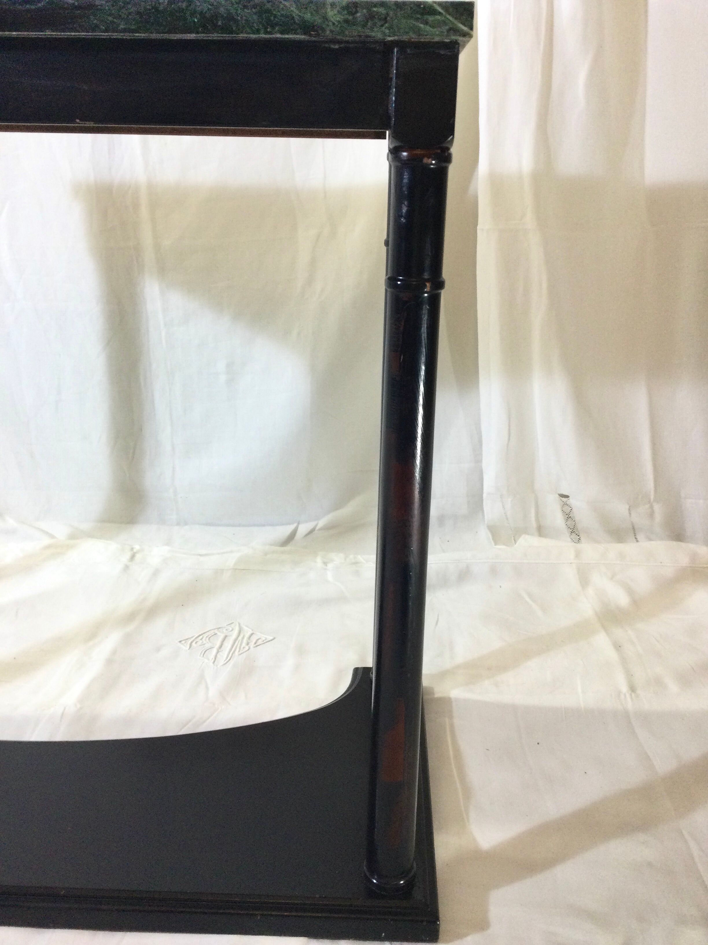 Wood and marble console