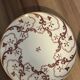 • Pair of deep/flat plates in porcelain from Paris, Atelier Camille