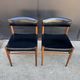 Chaises style scandinave années 60