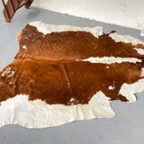 Caramel cowhide carpet