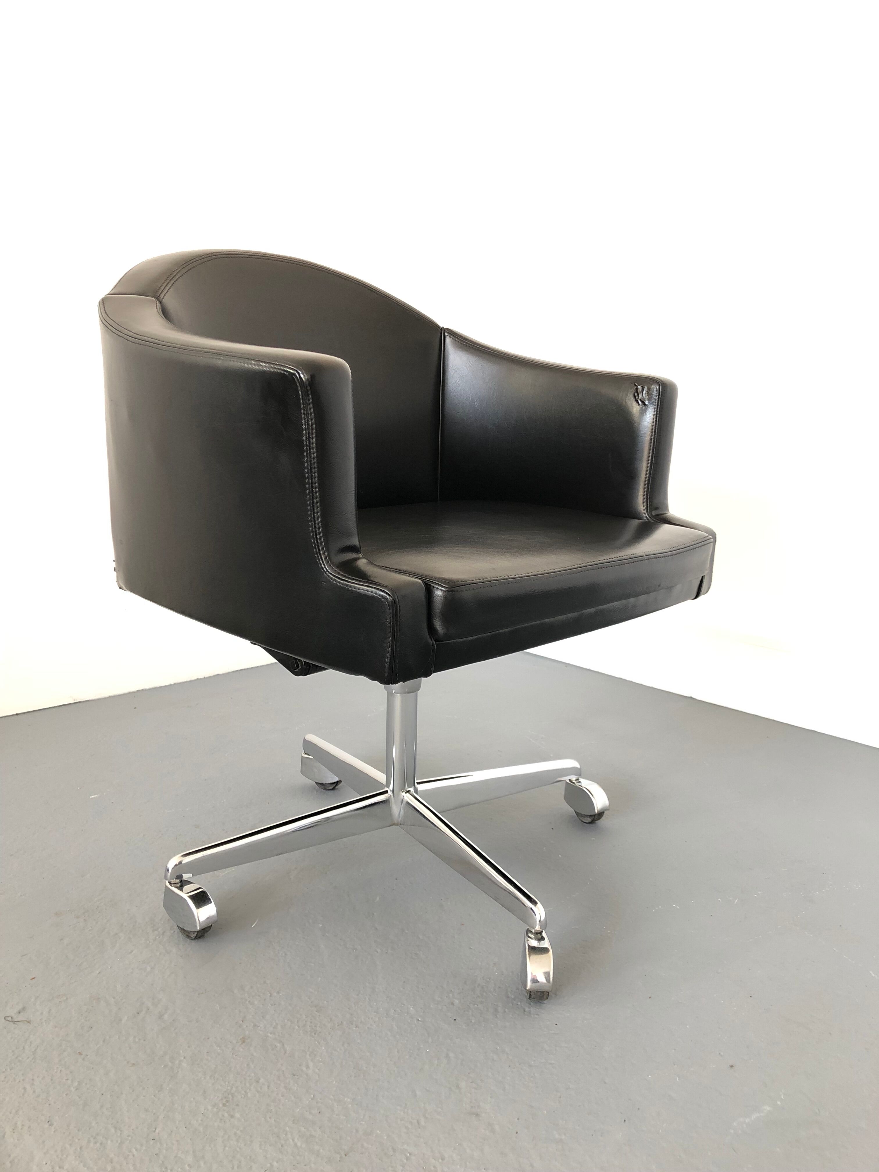 Chaise de bureau années 1970