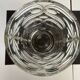 Large vintage 70s glass vase, Italian work