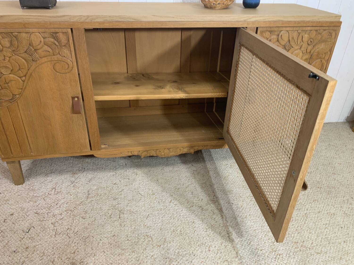 Art deco oak sideboard