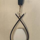 Old Arlus Pendant Lamp/Opaline Metal/1950s/Design Lighting