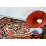 Vintage Flat-Weave Rose Kilim Rug 170x280cm