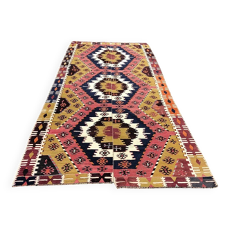Oversize Handwoven Kilim Rug