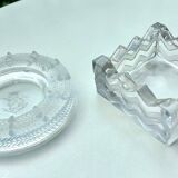 Lalique two ashtrays