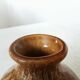Vintage Brown Ceramic Vase: 1970s Yugoslavia Boho Decor
