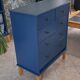 Rød Sødgren blue ganne chest of drawers