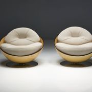 Esfera lounge chairs by Ricardo Fasanello, Brazil, late 1960s