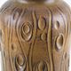 West German Fat Lava ceramic vase, glazed relief surface, 1970s