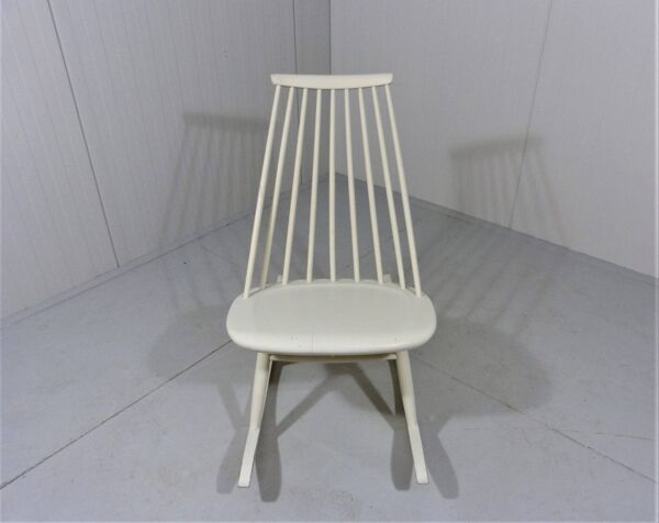 Fauteuil à bascule Mademoiselle par Tapiovaara, années 1950-60.
