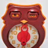 Nice vintage educational toy clock from the 70s