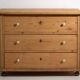 Antique solid wood chest of drawers (circa 1920)