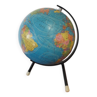 Tripod terrestrial globe Taride 1972