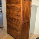 Late 19th century walnut chest of drawers