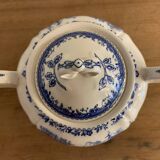 Villeroy and Boch Burgenland blue and white sugar and milk pots