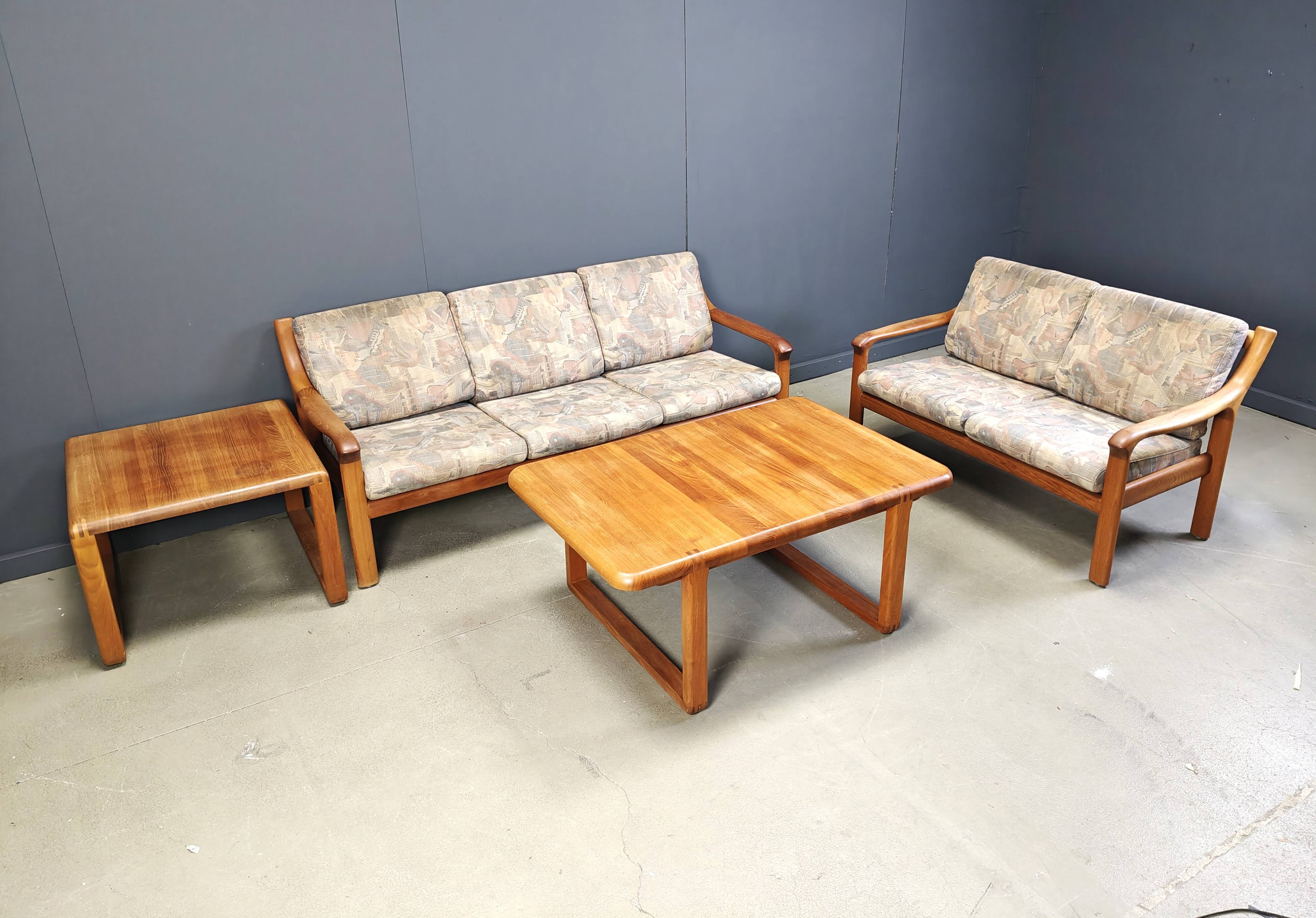 Mid century scandinavian sofa set, 1970s