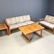 Mid century scandinavian sofa set, 1970s