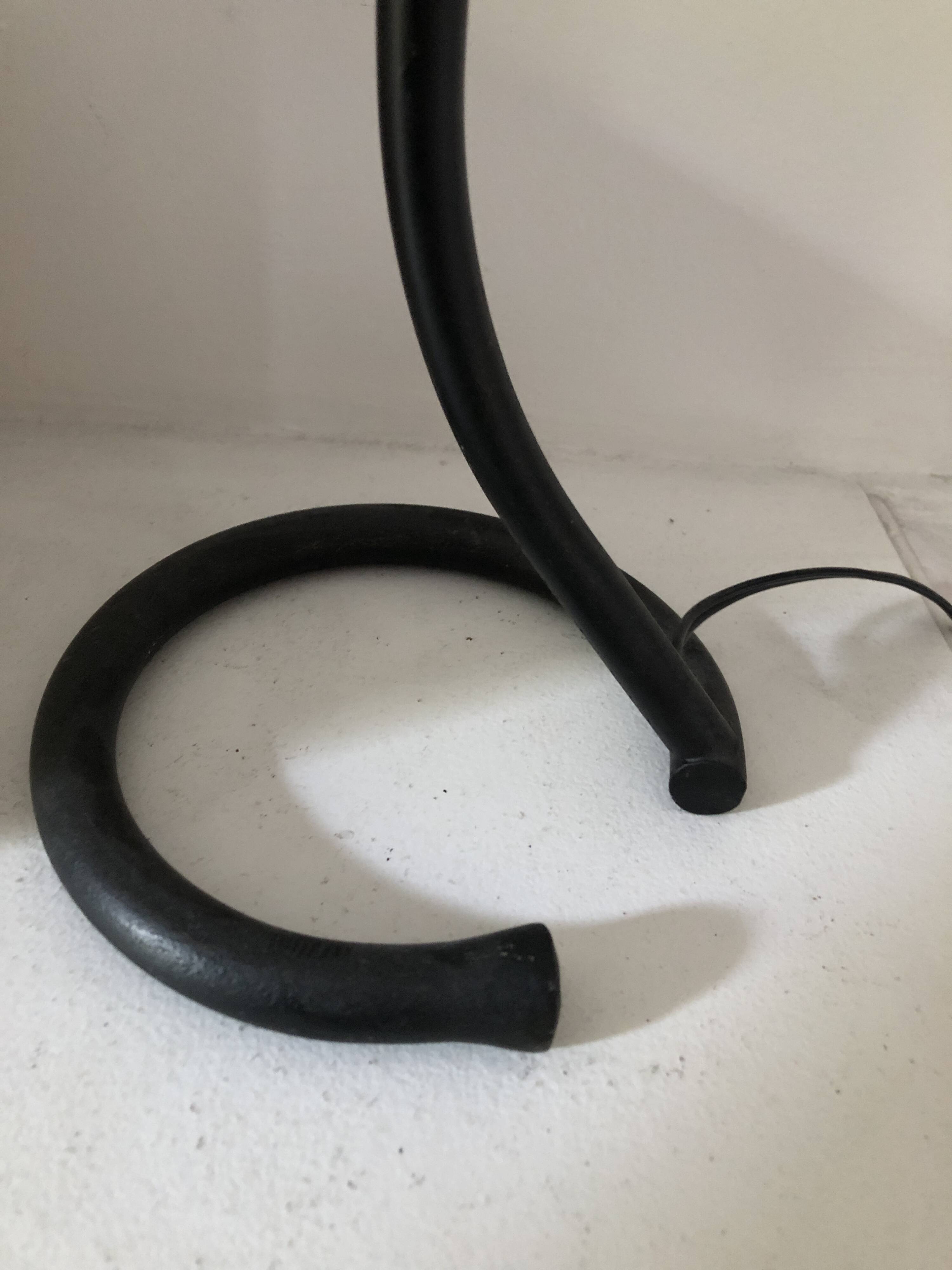 Lampe en fer forgé des années 50 - 60