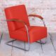 Bauhaus Armchairs in Beech & Chrome attributed to Mücke-Melder, Czech, 1930s, Set of 2