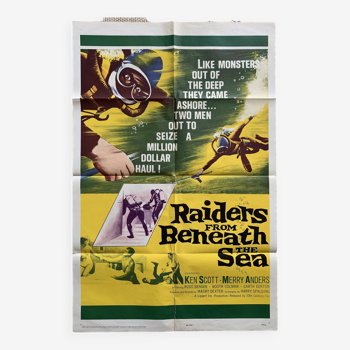 Raiders From Beneath The Sea - original US poster - 1965