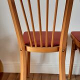 Pair of Baumann bistro chairs N°12 50s