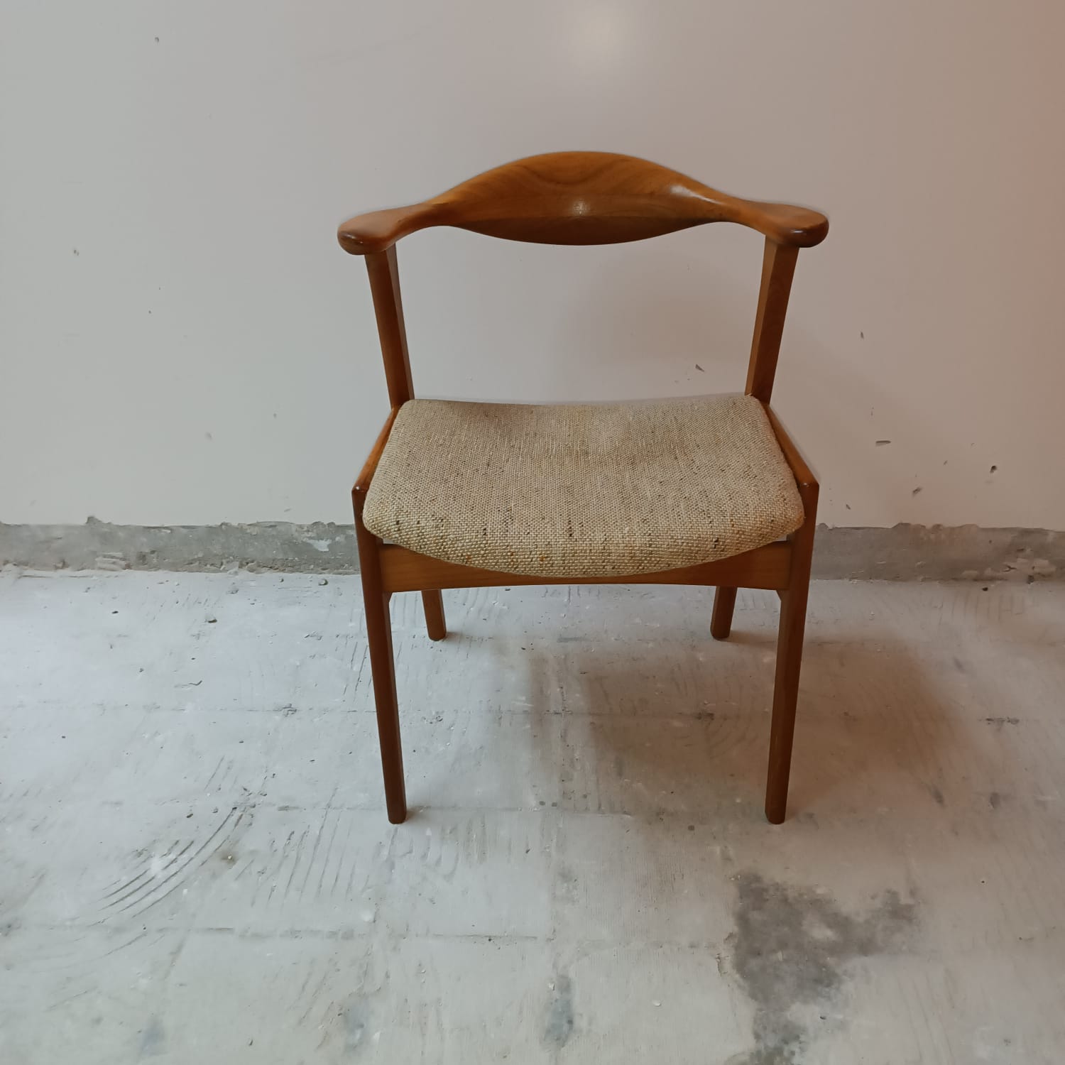 Modern Danish teak office chair from the 1960s by Erik Kirkegaard for Høng Stolefabrik