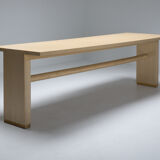 Table à manger  design Carlo Scarpa, édition Simon et Cassina 1972