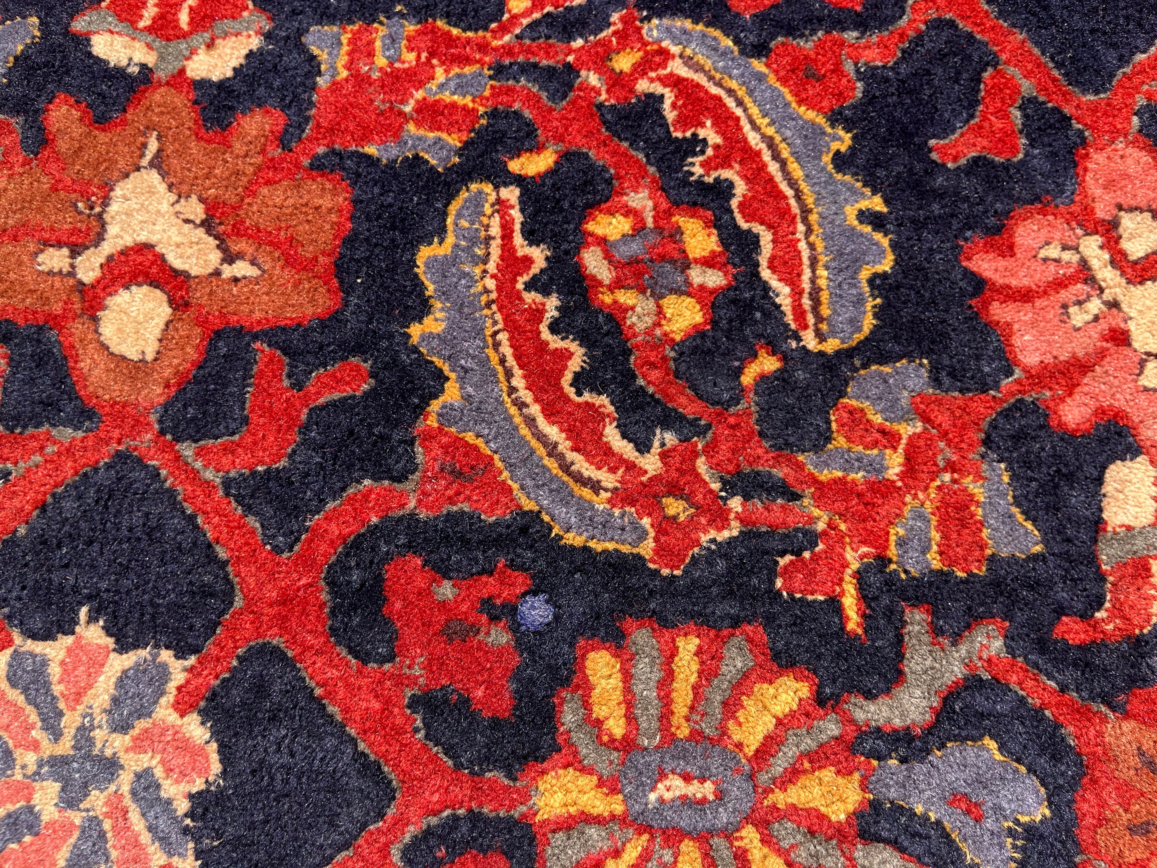 Tapis Tetex Crocheté Design Hérati