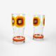 70's psychedelic glass duo