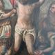 Antique painting on copper - 18th century - Martyrdom of Saint Bartholomew