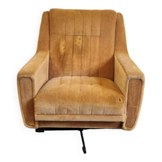 Velvet armchair