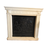 Plaque cheminée