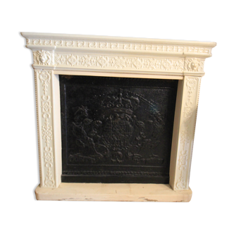 Fireplace plate