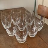 Set of 7 Lalique Highlands model glasses