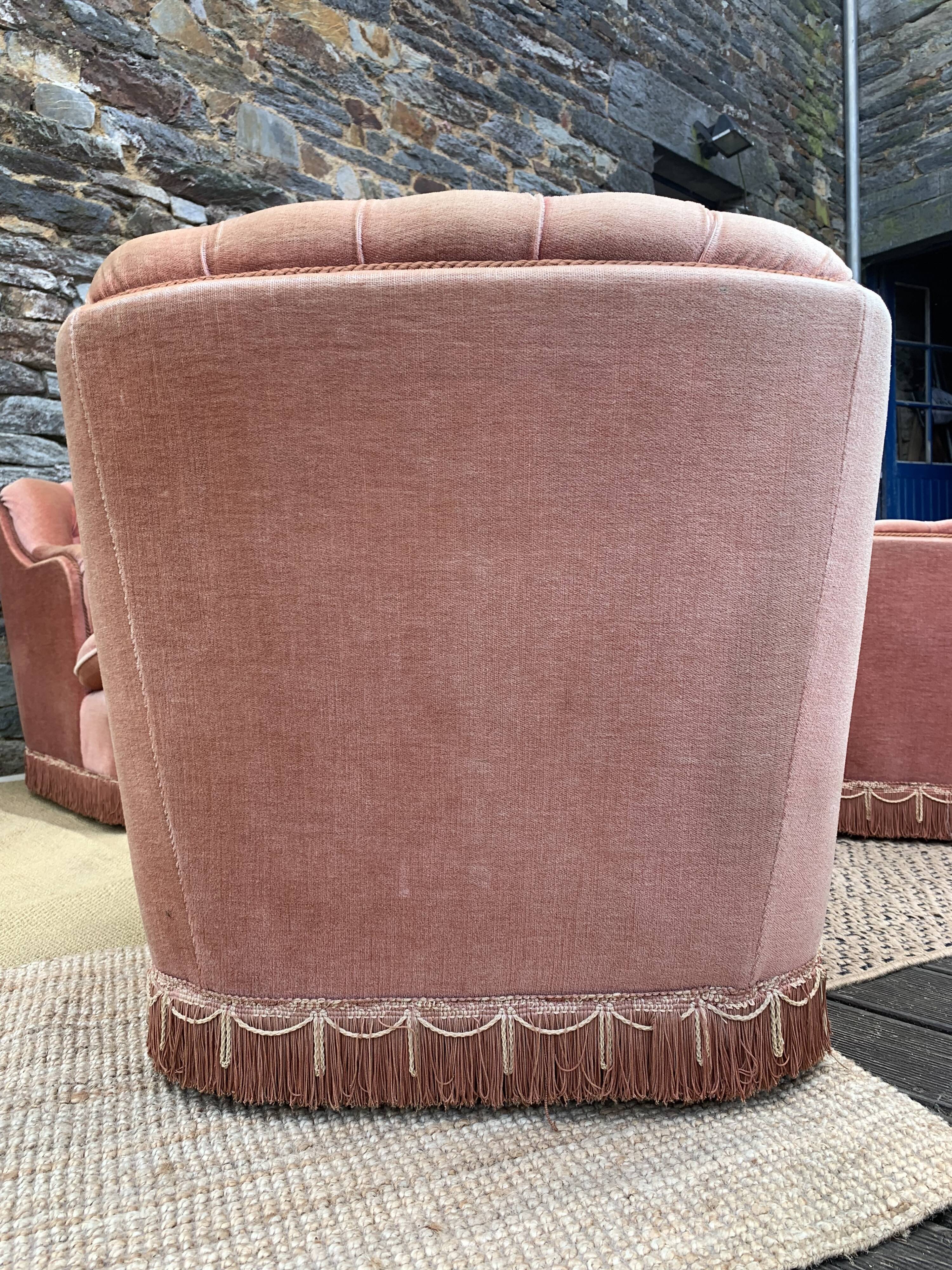 Living room 3 pieces velvet toad