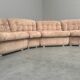Vintage XXL round modular sofa, 1970s
