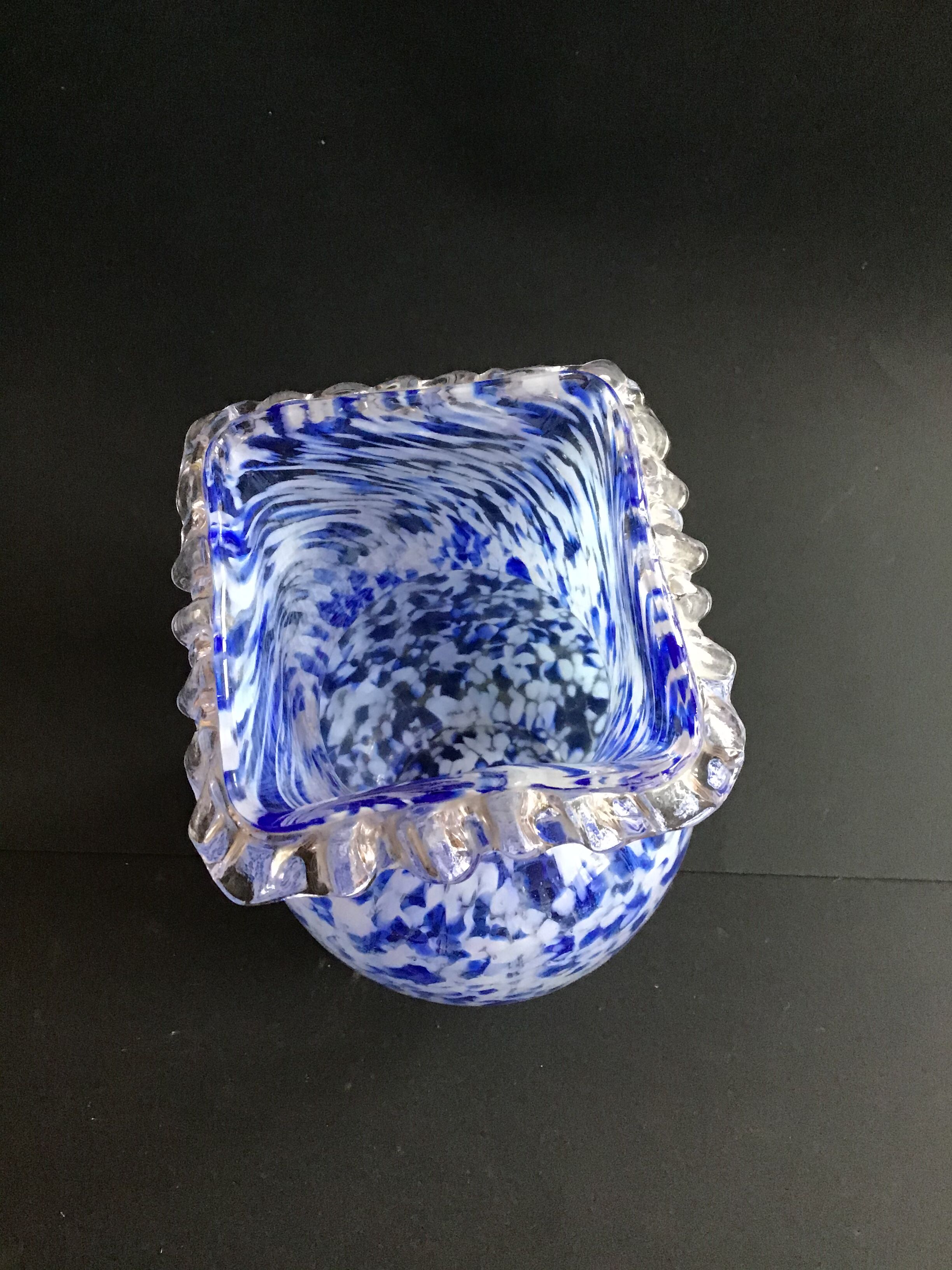 Vase en verre de clichy Selency