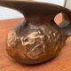 Brutalist Vintage German Bronze Decorative Carafe by Gilde