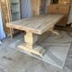 Monastery table in solid oak