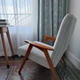 Fauteuil années 50/60 bleu