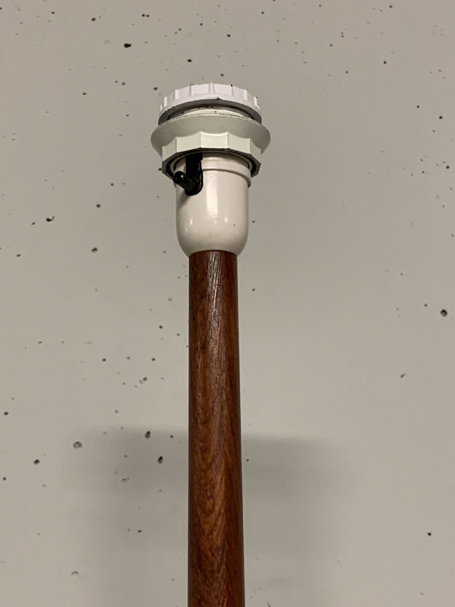 Lampadaire vintage scandinave en teck 1960