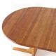 Round 2x Extendable Dining Table "Tjórn" - danish design in teak